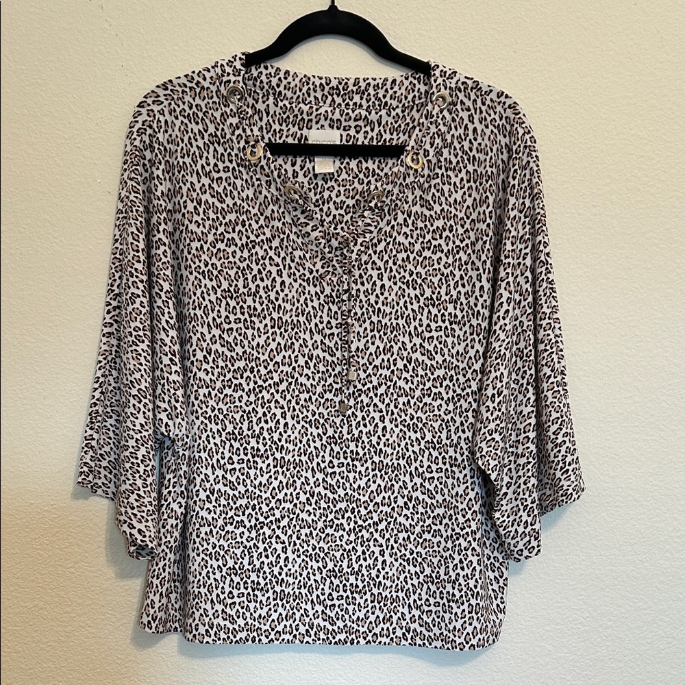 Chico’s Leopard Print Women's Top